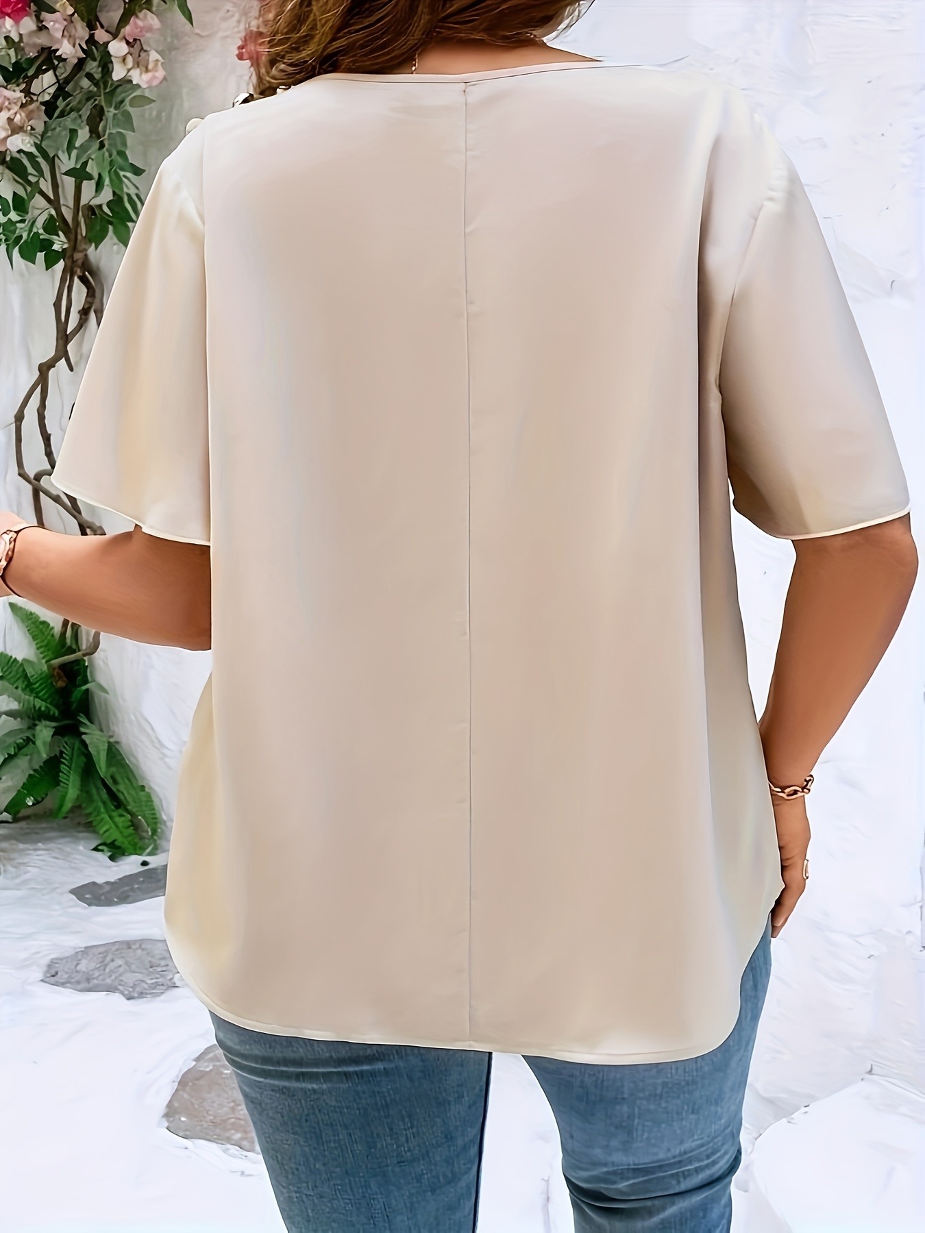 플러스 사이즈Temperament 블라우스 캐주얼 루즈 - Women'S Fashion Essentials 리뷰 및 가격