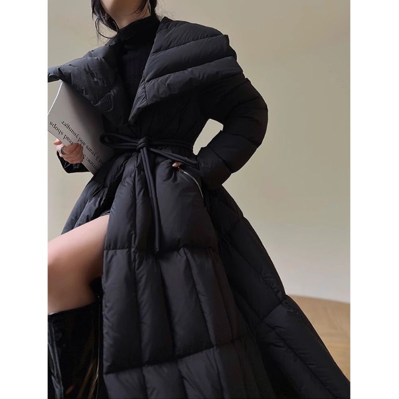 패션 딸 루즈핏 다용도 기질 삼색 다운 재킷 롱 신상  - Women'S Fashion Quilted Jacket 리뷰 및 가격