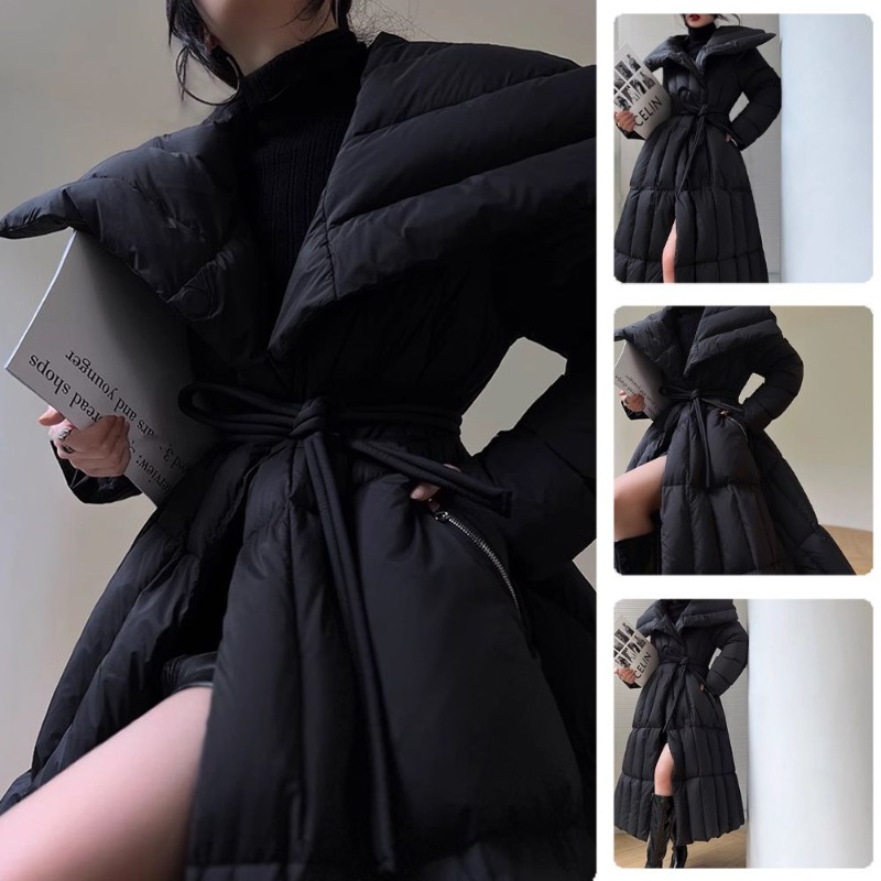 패션 딸 루즈핏 다용도 기질 삼색 다운 재킷 롱 신상  - Women'S Fashion Quilted Jacket 리뷰 및 가격