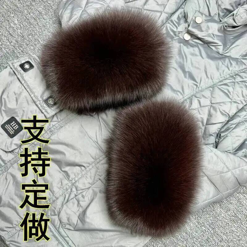 여성용 여우털 팔토시 세트, 울 코트 자켓용 따뜻한 털 - Women Fashion Gloves 리뷰 및 가격