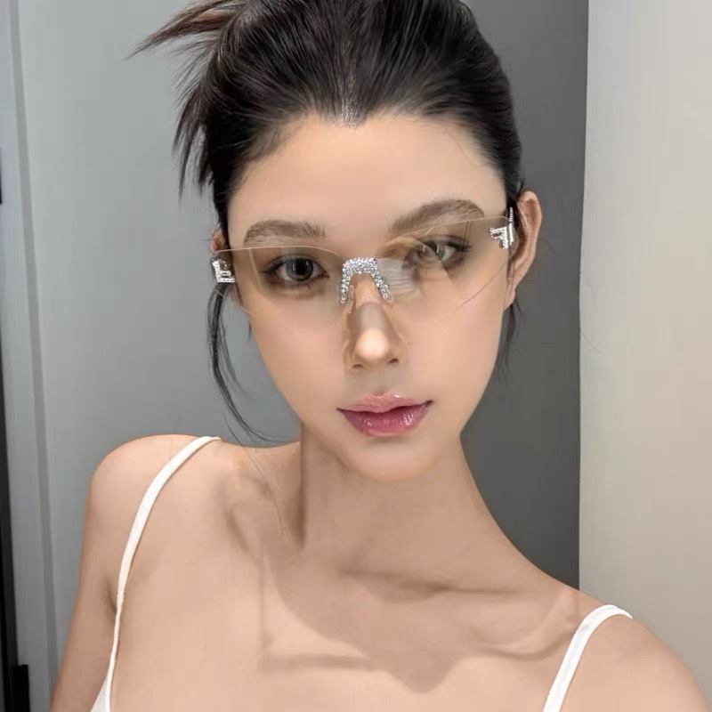 여성용 섹시 캣아이 무테 라인스톤 선글라스 명품 브랜드 - Women'S Fashion Reading Glasses 리뷰 및 가격