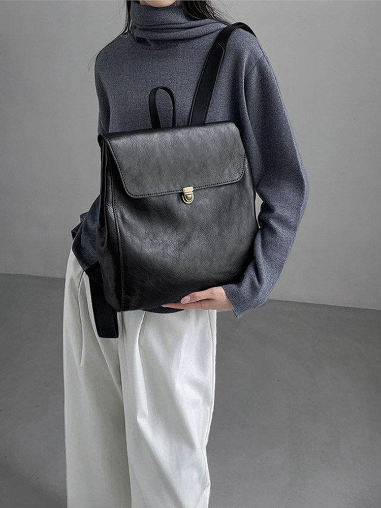 여성을위한 럭셔리 브랜드 정품 가죽 배낭 고품질 탑 레 - Women'S Fashion Business Casual 리뷰 및 가격