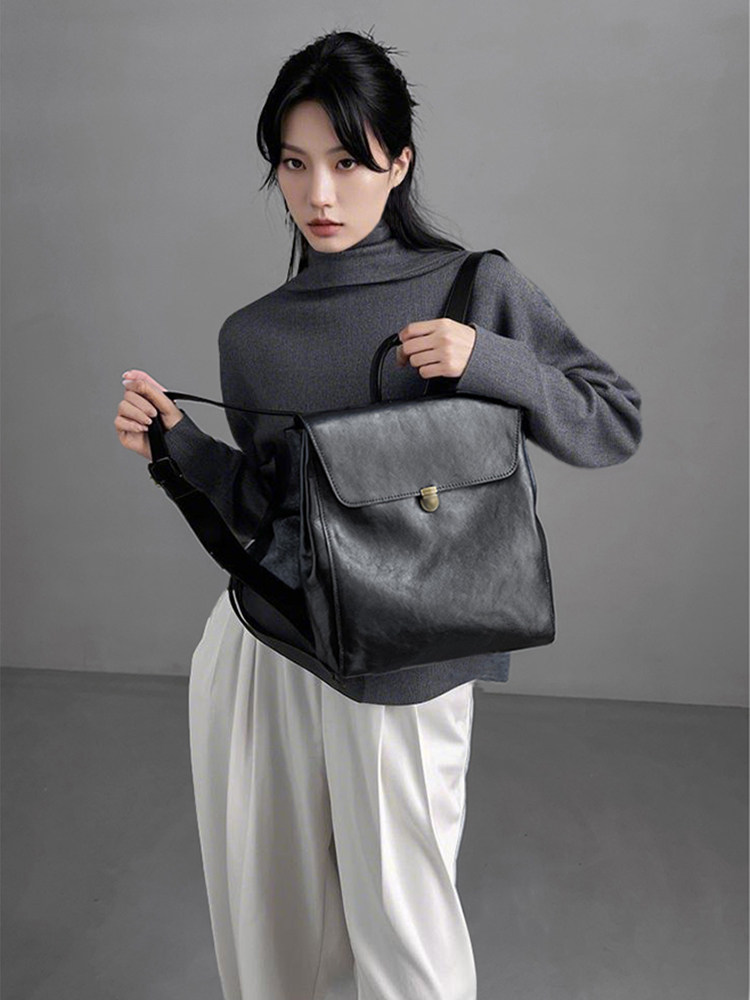 여성을위한 럭셔리 브랜드 정품 가죽 배낭 고품질 탑 레 - Women'S Fashion Business Casual 리뷰 및 가격