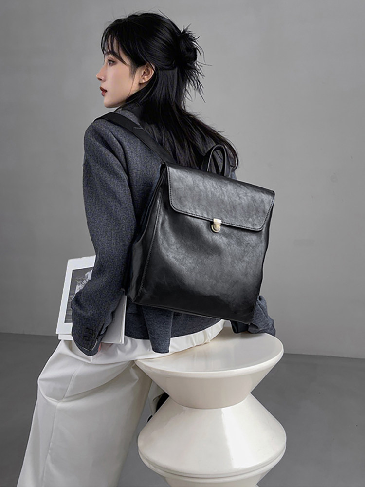 여성을위한 럭셔리 브랜드 정품 가죽 배낭 고품질 탑 레 - Women'S Fashion Business Casual 리뷰 및 가격
