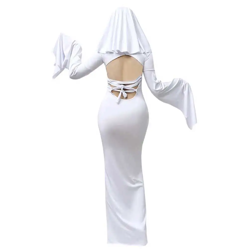 애니메이션 유령 여성 코스프레 의상 귀여운 유령 신부  - Bodycon Dress Women 리뷰 및 가격