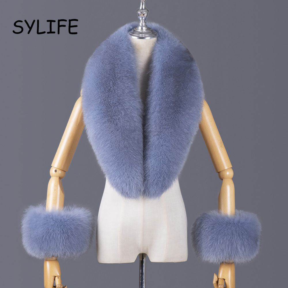 2025 리얼 폭스 퍼 칼라 겨울 여성용 고급 털 스카 - Women'S Fashion Essentials 리뷰 및 가격