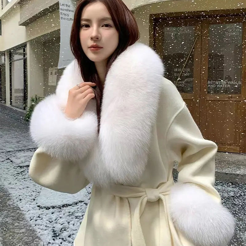 2025 리얼 폭스 퍼 칼라 겨울 여성용 고급 털 스카 - Women'S Fashion Essentials 리뷰 및 가격