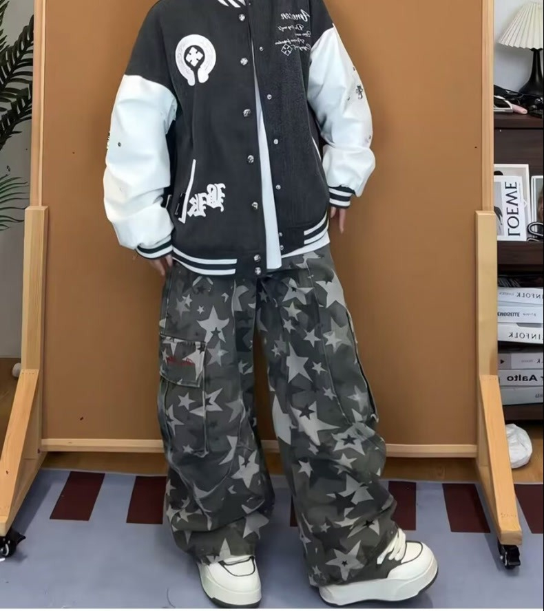 여성 카모 카고 팬츠 하이웨이스트 루즈핏 스트레이트 레 - Women'S Fashion Utility Pants 리뷰 및 가격