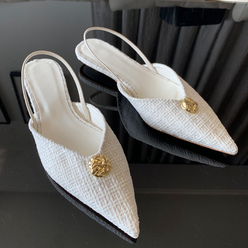 2025 신상 여성 샌들 패션 포인티드 토 얕은 슬립온 - Women'S Fashion Sandals 리뷰 및 가격